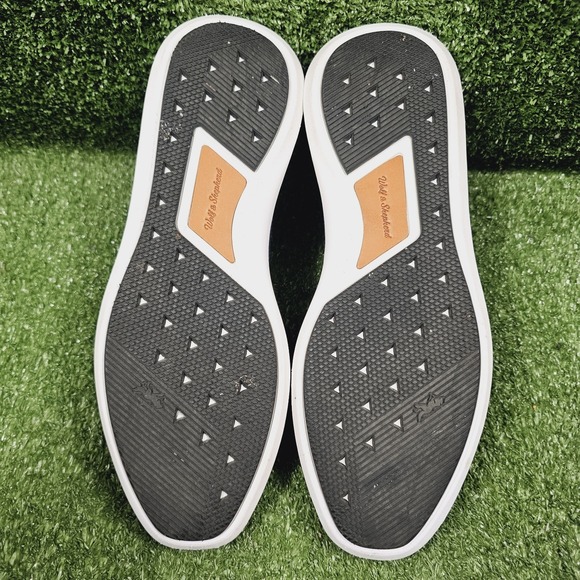 Wolf & Shepherd Swiftknit Loafer Navy Knit White Slip On‎ Sneakers Mens Size 11 main image 5